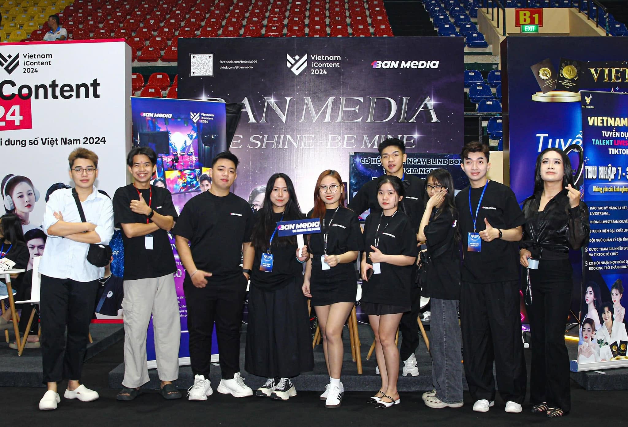 Tập thể Ban Media tại Vietnam iContent 2024